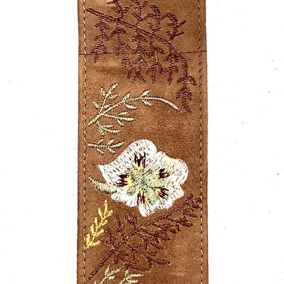 Kenzo Jungle Belt - Suede embroidered